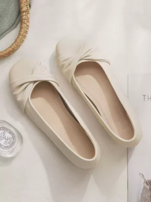 Sheepskin Ballet Flats
