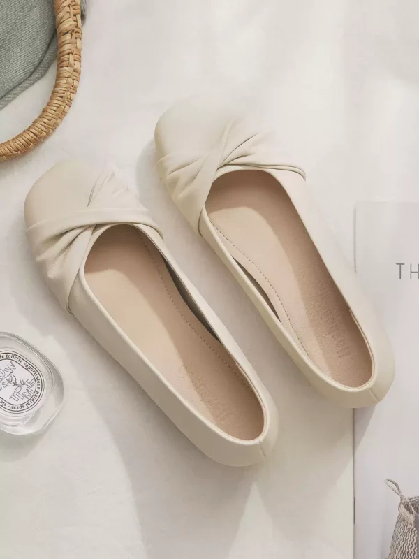 Sheepskin Ballet Flats