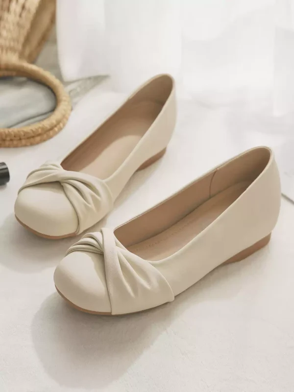 Sheepskin Ballet Flats