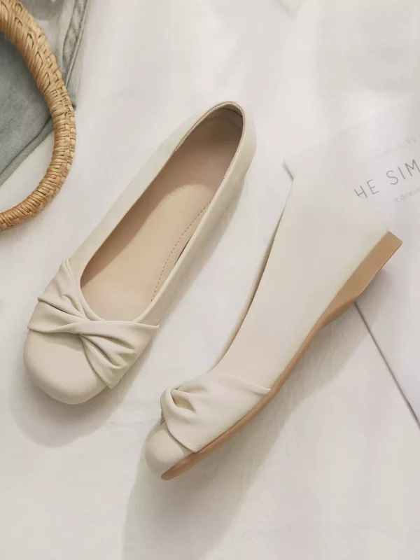 Sheepskin Ballet Flats